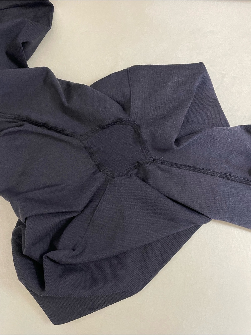 Lululemon Seamless Street Crop Capri Leggings Dark Navy Size 8 - Picture 9 of 9